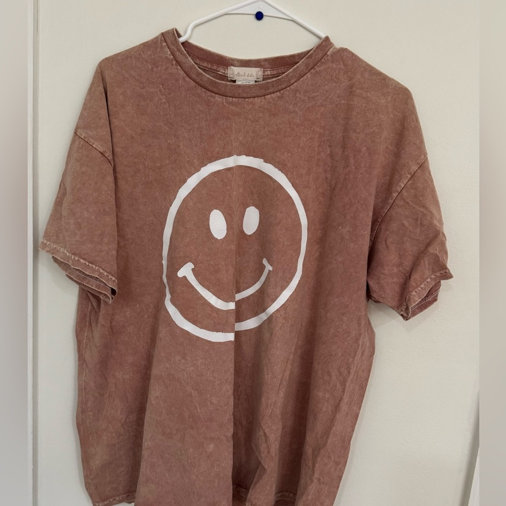 Altar’d State Oversized Smiley T shirt